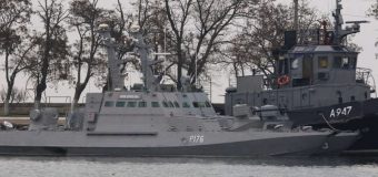 Ucraina acuză Rusia că a capturat trei dintre navele sale în Marea Neagră