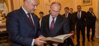 Cadoul făcut de Igor Dodon lui Vladimir Putin (foto)