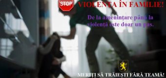 Poliția Republicii Moldova, despre violența în familie