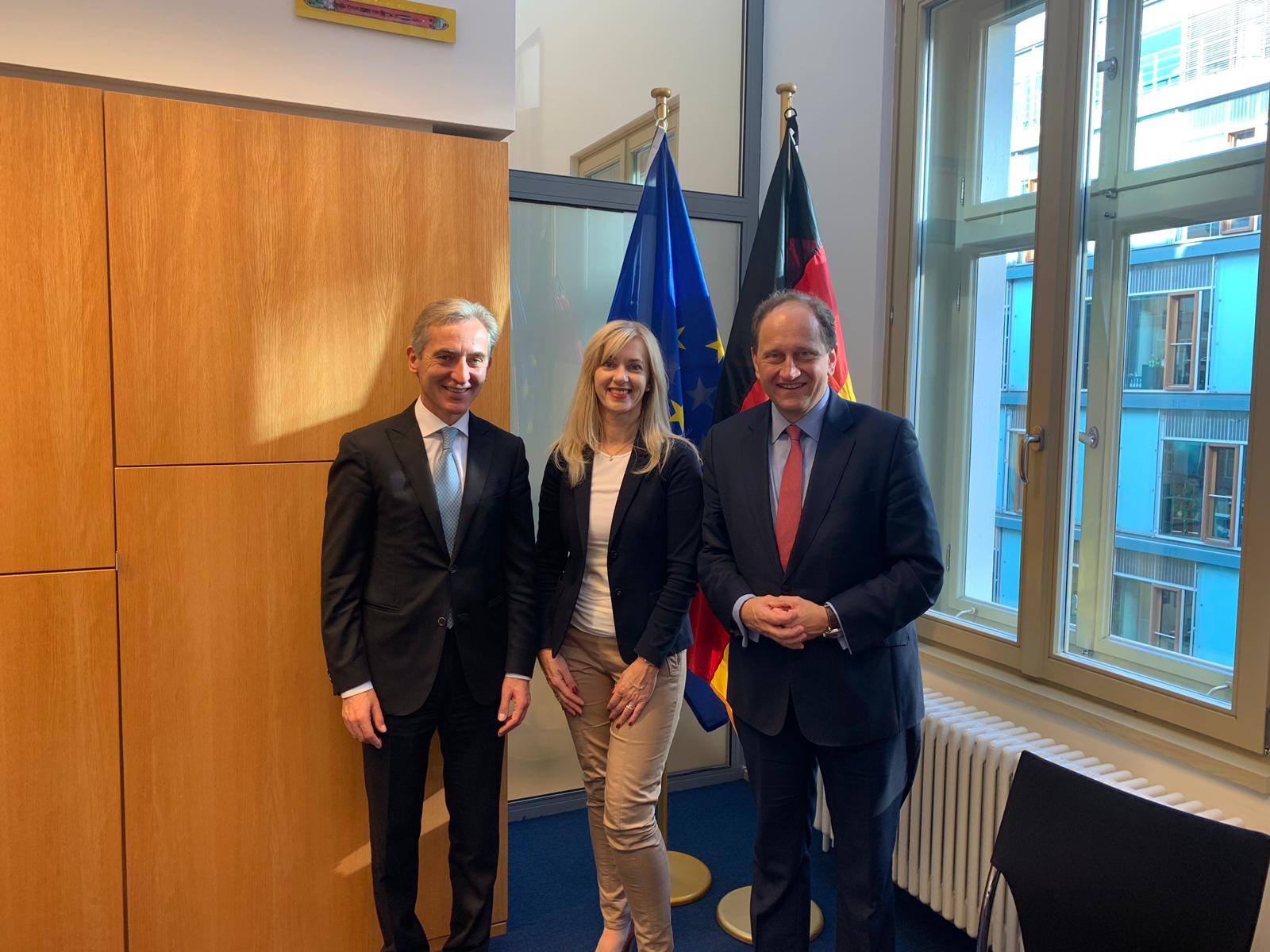 Vicepremierul Leancă, într-o vizită de lucru în Germania