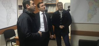 Chiril Gaburici – în inspecție, noaptea, pentru a verifica lucrările de curățare a drumurilor