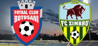 FC Zimbru va avea un meci amical cu FC Botoșani