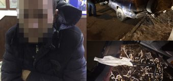 Un tânăr – reținut în flagrant pentru răpirea unui automobil din sectrul Buiucani