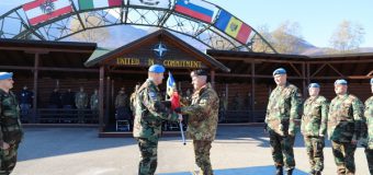 Militarii din cel de-al 10-lea contingent al Armatei Naţionale şi-au început misiunea în Kosovo