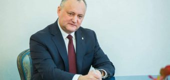 Provocare lansată de Dodon: „Este un gest simbolic”