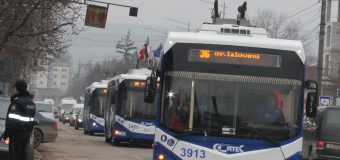 A fost lansată ruta de troleibuz „Chișinău-Ialoveni”. Vezi itinerarul!