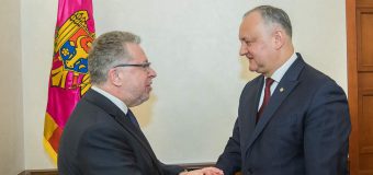 Igor Dodon s-a văzut cu Ambasadorul Franței în R. Moldova: „Am menționat prestația destoinică a selecționatei Moldovei”