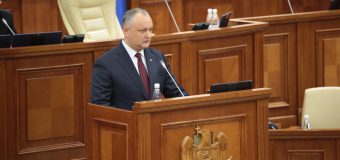 Igor Dodon către deputați: „Nu voi accepta un Guvern al transfugilor”
