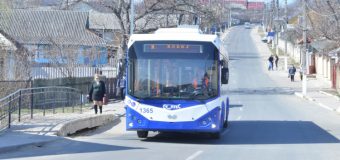 Linie nouă de troleibuz spre localitatea Bubuieci