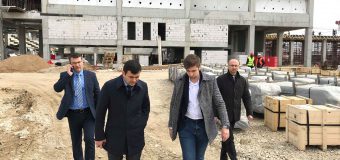 Cum decurg lucrările la complexul multifuncțional „Chişinău Arena” (FOTO)