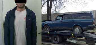 Un tânăr din Chișinău – reținut pentru furtul unui automobil
