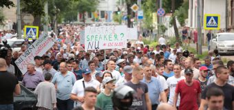 (VIDEO) Protest în Chișinău