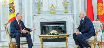 Dodon a avut o întrevedere cu Lukașenko, la Minsk. Ce au discutat oficialii