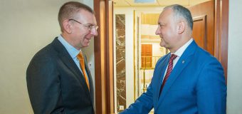 Ce a discutat șeful statului cu ministrul de Externe al Letoniei