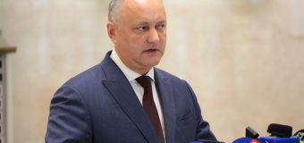 Igor Dodon: „Nu voi semna decretul cu privire la numirea procurorului general – promovat prin afiliere politică sau prin legături de rudenie”