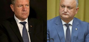 Igor Dodon a discutat cu Klaus Iohannis: Am remarcat că, România este partenerul comercial principal al R. Moldova