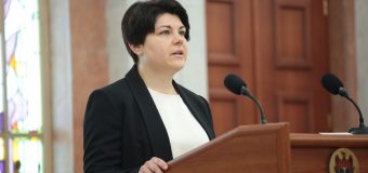 Natalia Gavrilița a depus la Parlament programul de guvernare