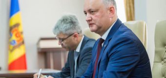 Dodon – la CSM: „Am dat asigurări magistraților că nu vor fi făcute presiuni asupra lor”