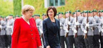 Maia Sandu, către Angela Merkel: Vrem să relansăm proiectul idealist cu privire la dezvoltarea Moldovei