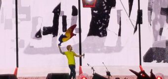 (FOTO) Ed Sheeran, îmbrăcat în tricoul naționalei României! A făcut spectacol pe Arena Națională din București
