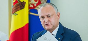 Igor Dodon: PG și CNA a cerut desfășurarea unei ședințe cu conducerea țării