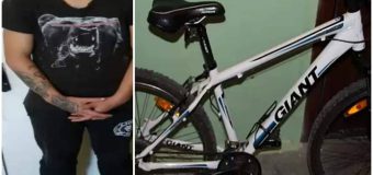 Un hoţ de biciclete a fost reţinut în flagrant