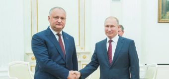 Dodon și Putin, la discuții: Am coordonat următorii pași