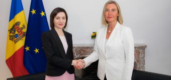 Maia Sandu a oferit detalii de la întrevederea cu Federica Mogherini