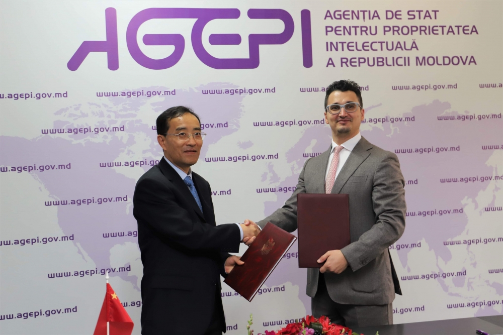AGEPI a semnat un Memorandum de înțelegere cu Autoritatea Națională de Proprietate Intelectuală din China