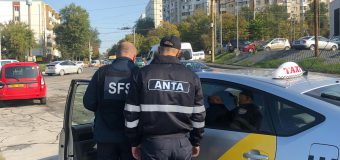 Șoferii de taxi au fost iar verificați de ANTA, INP și Fisc