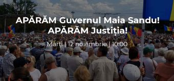 „Venim și apărăm Justiția” – Blocul „ACUM” cheamă cetățenii pentru a susține Guvernul Sandu