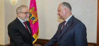 Dodon, la discuții cu Ambasadorul Georgiei: „Am constatat valorificarea insuficientă a potențialului comercial-economic”