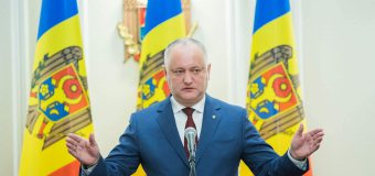Dodon: Moldova este o țară mică, cu un popor pașnic. Nu vrem să luptăm cu nimeni