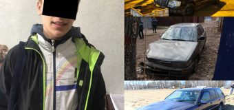 De la începutul anului a răpit cel puțin 16 automobile din Chișinău. Suspectul – un minor