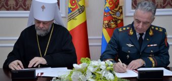 Ministerul Apărării şi Mitropolia Moldovei au semnat un acord de colaborare