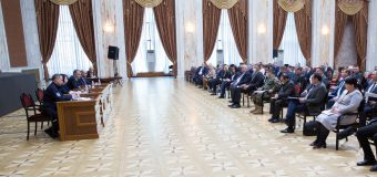 Chicu a prezidat ședința cu președinții de raioane