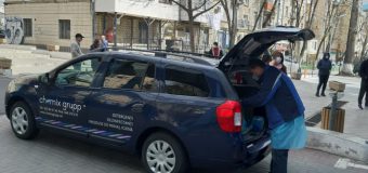 (FOTO) Unicul producător autohton de produse dezinfectante la standarde europene a făcut o importantă donaţie la şase instituţii medicale