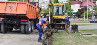 Au început lucrările de reabilitare a aleii pietonale din bd. Mircea cel Bătrân din Chișinău