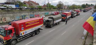 Camioanele din România au ajuns la Chișinău! Chicu: Am fost sigur că poporul român va susține Moldova