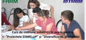 Curs online de instruire privind antreprenoriatul pentru cei care vor să acceseze subvențiile în avans la proiectele start-up