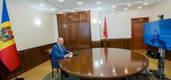 Dodon, la discuții cu șeful misiunii de monitorizare a FMI și reprezentantul permanent al FMI în țara noastră