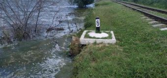Î.S. „Calea Ferată din Moldova”: S-a constatat, că nivelul apei a ajuns până la terasamentul căii ferate dintr-o localitate