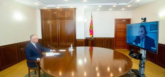 Ce a discutat Dodon cu reprezentanții FMI în Moldova
