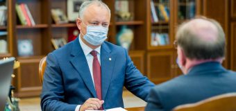 Dodon, după discuția cu Vasnețov: „Am abordat o serie de chestiuni legate de aprofundarea parteneriatului strategic”