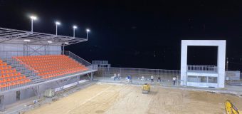 Iată la ce etapă sunt lucrările de construcție a stadionului de plajă în Parcul „La Izvor” (FOTO)