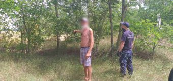 Un tânăr ucrainean – reținut după ce a trecut ilegal frontiera din Ucraina în R.Moldova