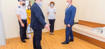 MAI a amenajat un spațiu pentru angajații cu forme ușoare de COVID-19 (FOTO)