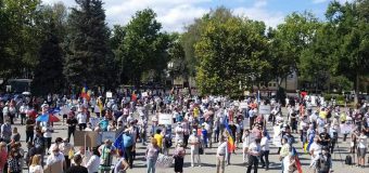 (VIDEO) Protest în centrul Chișinăului!