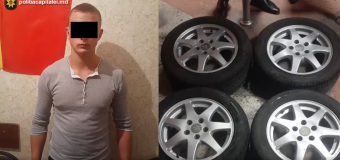 Un Volkswagen din capitală a rămas fără roți peste noapte