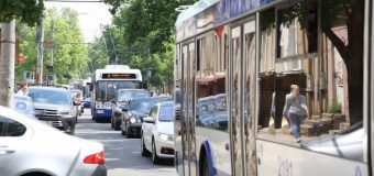 Circulația mai multor autobuze și troleibuze sistată din cauza protestului anunțat